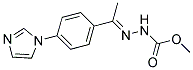 METHYL 2-(1-[4-(1H-IMIDAZOL-1-YL)PHENYL]ETHYLIDENE)-1-HYDRAZINECARBOXYLATE CAS#: 303148-80-3