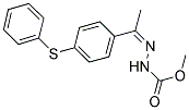 METHYL 2-(1-[4-(PHENYLSULFANYL)PHENYL]ETHYLIDENE)-1-HYDRAZINECARBOXYLATE CAS#: 303148-78-9