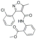 METHYL 2-((3-(2-CHLOROPHENYL)-5-METHYLISOXAZOL-4-YL)CARBONYLAMINO)BENZOATE CAS#: 301680-63-7