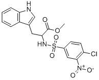 METHYL 2-([(4-CHLORO-3-NITROPHENYL)SULFONYL]AMINO)-3-(1H-INDOL-3-YL)PROPANOATE CAS#: 302333-12-6
