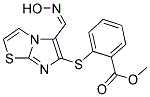 METHYL 2-((5-[(HYDROXYIMINO)METHYL]IMIDAZO[2,1-B][1,3]THIAZOL-6-YL)SULFANYL)BENZENECARBOXYLATE CAS#: 338976-19-5