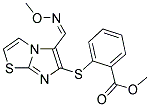 METHYL 2-((5-[(METHOXYIMINO)METHYL]IMIDAZO[2,1-B][1,3]THIAZOL-6-YL)SULFANYL)BENZENECARBOXYLATE CAS#: 338976-20-8