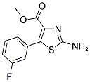 METHYL 2-AMINO-5-(3-FLUOROPHENYL)-1,3-THIAZOLE-4-CARBOXYLATE CAS#: 127918-93-8