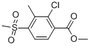 METHYL 2-CHLORO-3-METHYL-4-METHYLSULFONYLBENZOATE CAS#: 120100-04-1