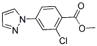 METHYL 2-CHLORO-4-(1H-PYRAZOL-1-YL)BENZENECARBOXYLATE CAS#: 175153-39-6