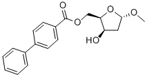METHYL-2-DEOXY-5-O-(4-PHENYLBENZOYL)-ALPHA-D-THREO-PENTOFURANOSIDE CAS#: 129468-50-4