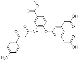 METHYL-3-[2-(4-AMINOBENZOYL)ACETAMINO]-4-[3,5-DICARBOXYMETHYL)-PHENOXY]-BENZOATE CAS#: 116919-25-6