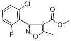 METHYL 3-(2-CHLORO-6-FLUOROPHENYL)-5-METHYL-4-ISOXAZOLECARBOXYLATE CAS#: 4415-09-2
