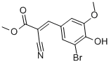 METHYL 3-(3-BROMO-4-HYDROXY-5-METHOXYPHENYL)-2-CYANOACRYLATE CAS#: 158532-02-6