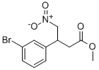 METHYL 3-(3-BROMOPHENYL)-4-NITROBUTANOATE CAS#: 372944-86-0