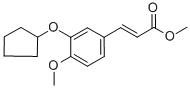 METHYL 3-[3-(CYCLOPENTYLOXY)-4-METHOXYPHENYL]ACRYLATE CAS#: 138715-51-2