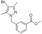 METHYL 3-[(4-BROMO-3,5-DIMETHYL-1H-PYRAZOL-1-YL)METHYL]BENZOATE CAS#: 175203-23-3