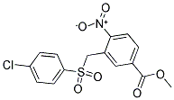 METHYL 3-([(4-CHLOROPHENYL)SULFONYL]METHYL)-4-NITROBENZENECARBOXYLATE CAS#: 339016-37-4