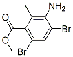 METHYL 3-AMINO-4,6-DIBROMO-O-TOLUATE CAS#: 119916-05-1