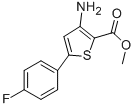 METHYL 3-AMINO-5-(4-FLUOROPHENYL)THIOPHENE-2-CARBOXYLATE CAS#: 175137-08-3