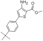 METHYL 3-AMINO-5-[4-(TERT-BUTYL)PHENYL]THIOPHENE-2-CARBOXYLATE CAS#: 175201-46-4