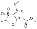 METHYL 3-CHLORO-4-(ISOPROPYLSULFONYL)-5-(METHYLTHIO)THIOPHENE-2-CARBOXYLATE CAS#: 175202-12-7