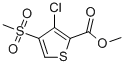 METHYL 3-CHLORO-4-(METHYLSULFONYL)THIOPHENE-2-CARBOXYLATE CAS#: 175201-76-0