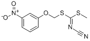 METHYL [(3-NITROPHENOXY)METHYL]CYANOCARBONIMIDODITHIOATE CAS#: 120958-23-8
