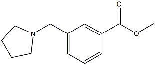 METHYL 3-((PYRROLIDIN-1-YL)METHYL)BENZOATE CAS#: 321198-22-5