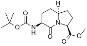METHYL (3S,6S,8AS)-6-[(TERT-BUTOXYCARBONYL)AMINO]-5-OXOOCTAHYDROINDOLIZINE-3-CARBOXYLATE CAS#: 159303-54-5