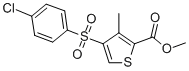 METHYL 4-[(4-CHLOROPHENYL)SULFONYL]-3-METHYLTHIOPHENE-2-CARBOXYLATE CAS#: 175137-60-7