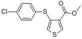METHYL 4-[(4-CHLOROPHENYL)THIO]THIOPHENE-3-CARBOXYLATE CAS#: 175202-88-7
