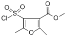 METHYL 4-(CHLOROSULFONYL)-2,5-DIMETHYL-3-FUROATE CAS#: 306936-34-5