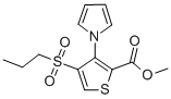 METHYL 4-(PROPYLSULFONYL)-3-(1H-PYRROL-1-YL)THIOPHENE-2-CARBOXYLATE CAS#: 175201-78-2