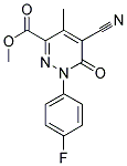 METHYL 5-CYANO-1-(4-FLUOROPHENYL)-4-METHYL-6-OXO-1,6-DIHYDRO-3-PYRIDAZINECARBOXYLATE CAS#: 339018-13-2