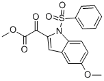 METHYL 5-METHOXY-ALPHA-OXO-1-(PHENYLSULFONYL)INDOLE-2-ACETATE CAS#: 121268-84-6