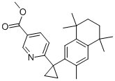 METHYL 6-(1-(1,2,3,4-TETRAHYDRO-1,1,4,4,6-PENTAMETHYLNAPHTHALEN-7-YL)CYCLOPROPYL)PYRIDINE-3-CARBOXYLATE CAS#: 153559-50-3