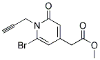 METHYL 6-BROMO-1,2-DIHYDRO-2-OXO-1-(2-PROPYNYL)-4-PYRIDINEACETATE (85:15% BROMO:CHLORO DERIVATIVE) CAS#: 141807-55-8