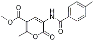 METHYL 6-METHYL-3-[(4-METHYLBENZOYL)AMINO]-2-OXO-2H-PYRAN-5-CARBOXYLATE CAS#: 339009-31-3