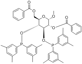 METHYL-ALPHA-D-GLUCOPYRANOSIDE-2,6-DIBENZOATE-3,4-DI(BIS(3,5-DIMETHYLPHENYL)PHOSPHINITE) CAS#: 158214-06-3