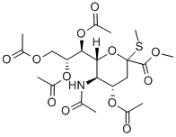 METHYL (METHYL 5-ACETAMIDO-4,7,8,9-TETRA-O-ACETYL-3,5-DIDEOXY-2-THIO-D-GLYCERO-D-GALACTO-2-NONULOPYRANOSID)ONATE CAS#: 144240-36-8