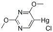 Mercury, chloro(2,4-dimethoxy-5-pyrimidinyl)- (9CI) CAS#: 123551-50-8