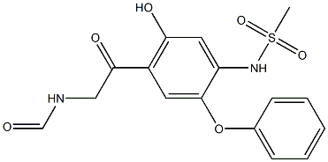 MethanesulfonaMide, N-[4-[2-(forMylaMino)acetyl]-5-hydroxy-2-phenoxyphenyl]- CAS#: 149457-03-4