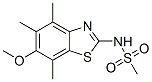 Methanesulfonamide, N-(6-methoxy-4,5,7-trimethyl-2-benzothiazolyl)- CAS#: 120165-56-2