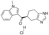 Methanone, (1-methyl-1H-indol-3-yl)(4,5,6,7-tetrahydro-1H-benzimidazol-5-yl)-, monohydrochloride, (S)- CAS#: 137887-27-5