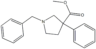 Methyl 1-benzyl-3-phenylpyrrolidine-3-carboxylate CAS#: 124562-89-6