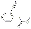 Methyl 2-(3-cyanopyridin-4-yl)acetate CAS#: 124870-33-3