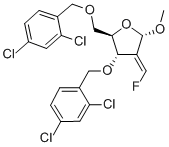 Methyl-2-deoxy-3,5-bis-O-(3,5-dichlorophenyl)-2-(fluoromethylene)-alpha-D-erythro-pentofuranoside CAS#: 159944-91-9