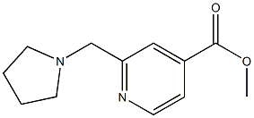 Methyl 2-(pyrrolidin-1-ylMethyl)isonicotinate CAS#: 125104-37-2