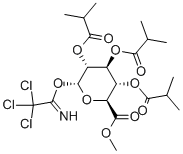 Methyl 2,3,4-Tri-O-isobutyryl-1-O-trichloroacetimidoyl-a-D-glucopyranuronate CAS#: 150607-96-8