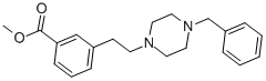 Methyl 3-(2-(4-(phenylmethyl)-1-piperazinyl)ethyl)benzoate CAS#: 131028-34-7
