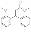 Methyl 3-(2-methoxy-5-methylphenyl)-3-phenylpropionate CAS#: 124937-62-8