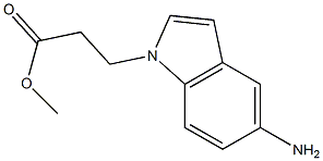 Methyl 3-(5-amine-1H-indol-1-yl)propanoate CAS#: 168166-75-4