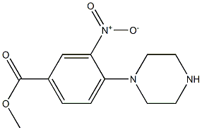 Methyl 3-nitro-4-(piperazin-1-yl)benzoate CAS#: 168123-39-5