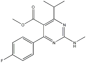 Methyl 4-(4-Fluorophenyl)-6-isopropyl-2-(methylamino)pyrimidine-5-carboxylate CAS#: 160009-36-9